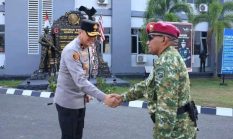 Kapolda Papua Barat Daya Silaturahmi dengan Danpasmar 3, Perkuat Sinergi TNI-Polri